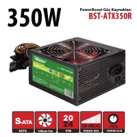 BOOST 350W 12CM KIRMIZI FAN POWER SUPPLY BOX - 1